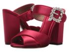 Tabitha Simmons Reyner (red Satin) Women's Shoes