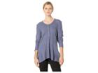 Mod-o-doc Space-dyed Thermal V-neck Easy Fit Henley (blueprint) Women's Long Sleeve Pullover