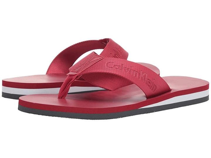 Calvin Klein Acelin (brick Red) Men's Shoes