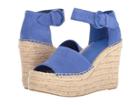 Marc Fisher Ltd Alida Espadrille Wedge (medium Blue Suede) Women's Shoes