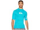 Quiksilver All Time Short Sleeve Rashguard (typhoon) Men's Swimwear