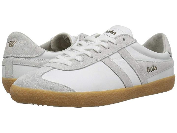 Gola Specialist Leather (white/white/gum) Men's Shoes