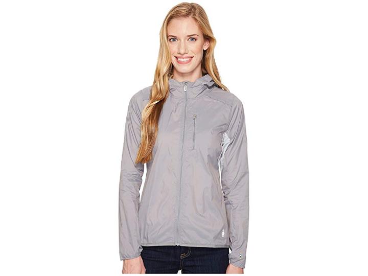 Smartwool Phd(r) Ultra Light Sport Jacket (light Gray) Women's Coat