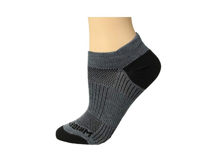 Wrightsock Coolmesh Ii Tab (grey) Low Cut Socks Shoes