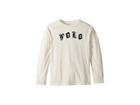 Polo Ralph Lauren Kids Graphic Jersey T-shirt (big Kids) (antique Cream) Boy's T Shirt
