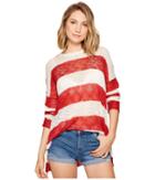 Show Me Your Mumu Bonfire Sweater (stripes) Women's Sweater