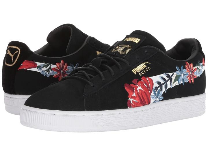 Puma Suede Hyper Embelished (puma Black/puma White) Women's Lace Up Casual Shoes