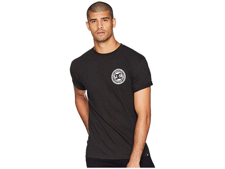 Dc Circle Star Short Sleeve Tee (black) Men's T Shirt