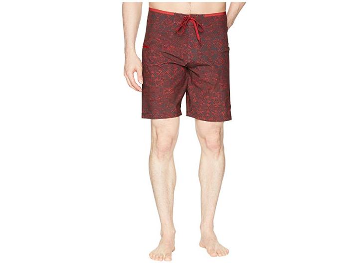 Prana Catalyst Short (crimson Cabana) Men's Swimwear