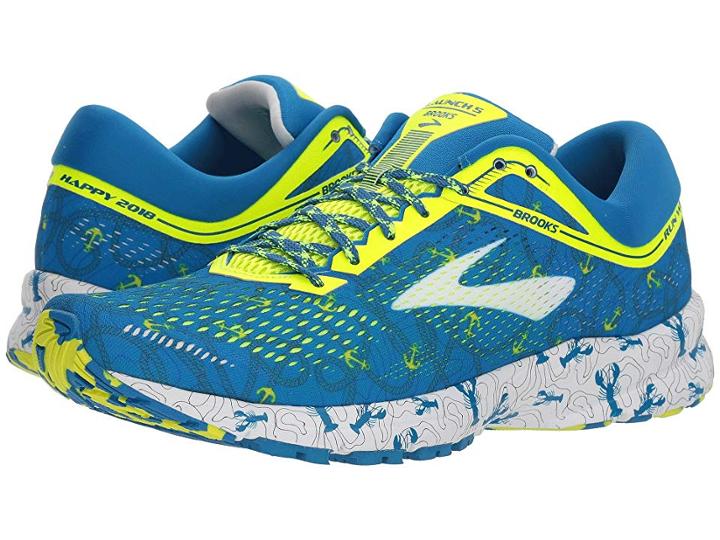 Brooks Launch 5 (boston Blue/nightlife/white) Men's Running Shoes