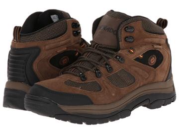 Nevados Klondike Mid Wp (earth Brown/black/tigerlily Orange 1) Men's Lace Up Casual Shoes