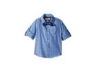 Peek Bow Tie Oxford Shirt (toddler/little Kids/big Kids) (blue) Boy's Clothing
