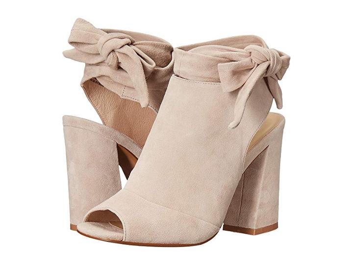 Kristin Cavallari Leeds Peep Toe Bootie (harbor Grey Kid Suede) High Heels