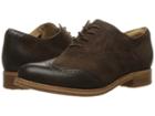 Sebago Claremont Brogue (brown Suede) Women's Lace Up Wing Tip Shoes