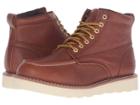Skechers Work Pettus Wedge (red/brown Pitstop Leather) Men's Work Boots
