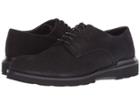 Giorgio Armani Chevron Suede Oxford (graphite) Men's Shoes