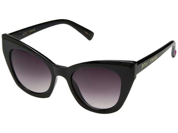 Betsey Johnson Bj889105 (black) Fashion Sunglasses