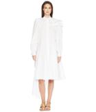 Preen By Thornton Bregazzi Priya Shirtdress (white) Women's Dress