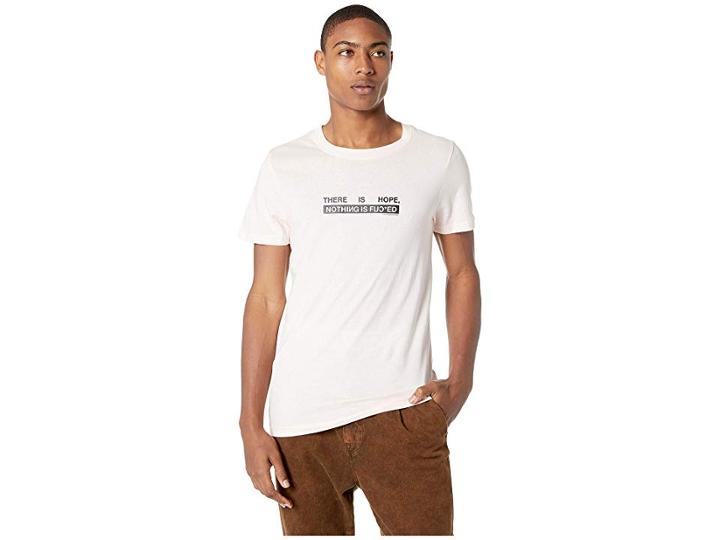 Wesc Max There Is Hope Short Sleeve T-shirt (pink Milk Shake) Men's Clothing