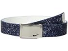 Nike Graphic Reversible Web (thunder Blue/white) Women's Belts