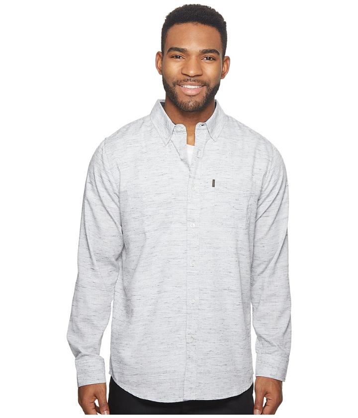 Rip Curl Endy Long Sleeve Shirt (off-white) Men's Clothing