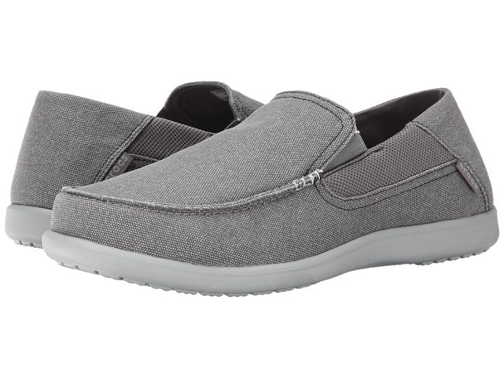 Crocs Santa Cruz 2 Luxe (charcoal/light Grey) Men's Sandals