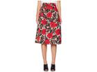 Kate Spade New York Poppy Field Wrap Skirt (lingonberry) Women's Skirt