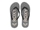 Roxy Tahiti Vi (black/white Print) Women's Sandals