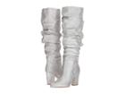 Nine West Scastien (silver Metallic) Women's Boots