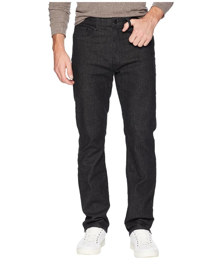 Kenneth Cole New York Straight Five-pocket Denim In Black (black) Men's Jeans