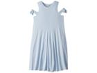 Maddie By Maddie Ziegler Knit Dress With Tie Sleeve (big Kids) (blue) Girl's Dress