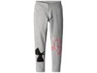 Under Armour Kids Favorite Knit Leggings (big Kids) (true Gray Heather/black) Girl's Casual Pants