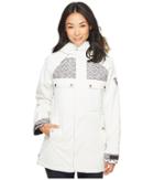 686 Dream Insulated Jacket (white Weave Print) Women's Coat