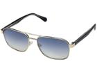Guess Gu6936 (shiny Gold Front/navy Gradient/gold Flash Lens) Fashion Sunglasses