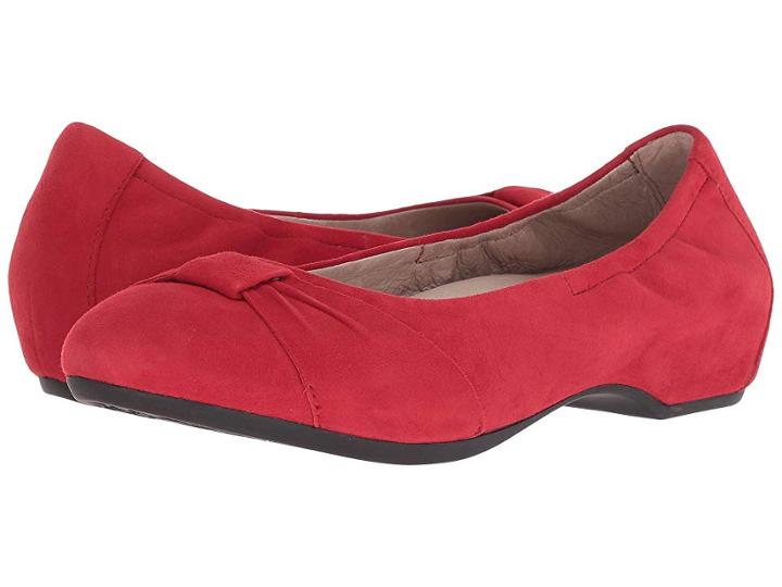Dansko Lina (red Kid Suede) Women's  Shoes