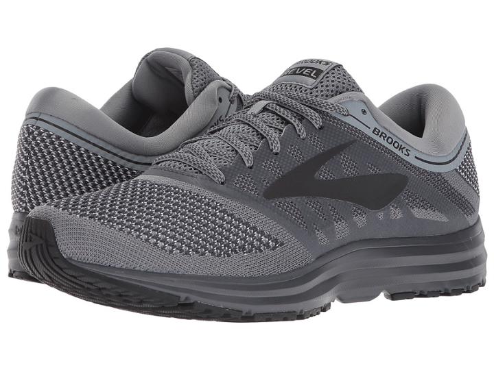 Brooks Revel (grey/ebony/black) Men's Running Shoes