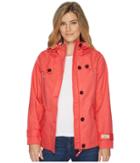 Joules Coast Waterproof Hooded Jacket (red Sky) Women's Coat