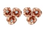 Kate Spade New York Shine On Flower Cluster Studs Earrings (rose Gold) Earring