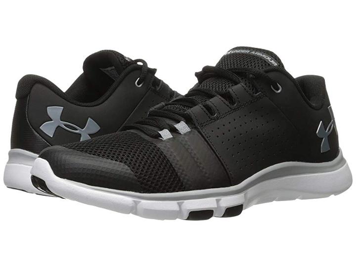 Under Armour Ua Strive 7 2e (black/white/steel) Men's Cross Training Shoes
