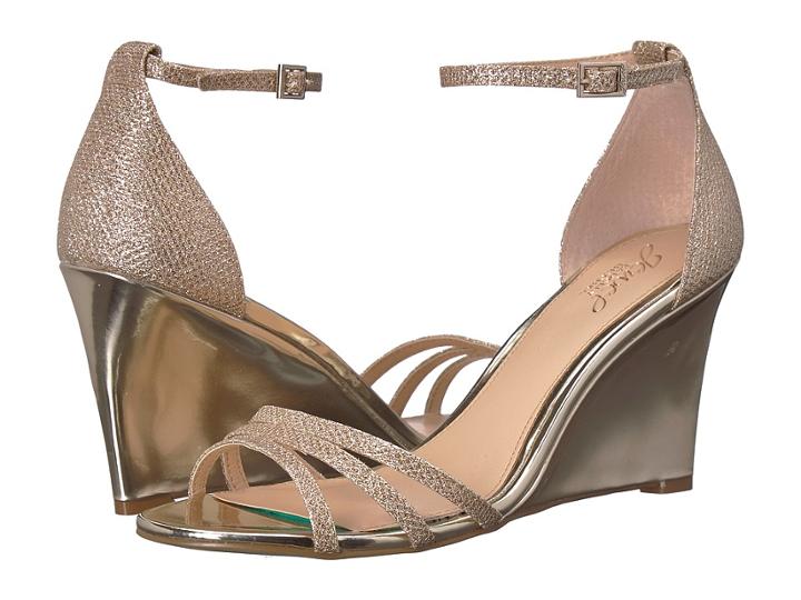 Jewel Badgley Mischka Antonette (gold) Women's Shoes