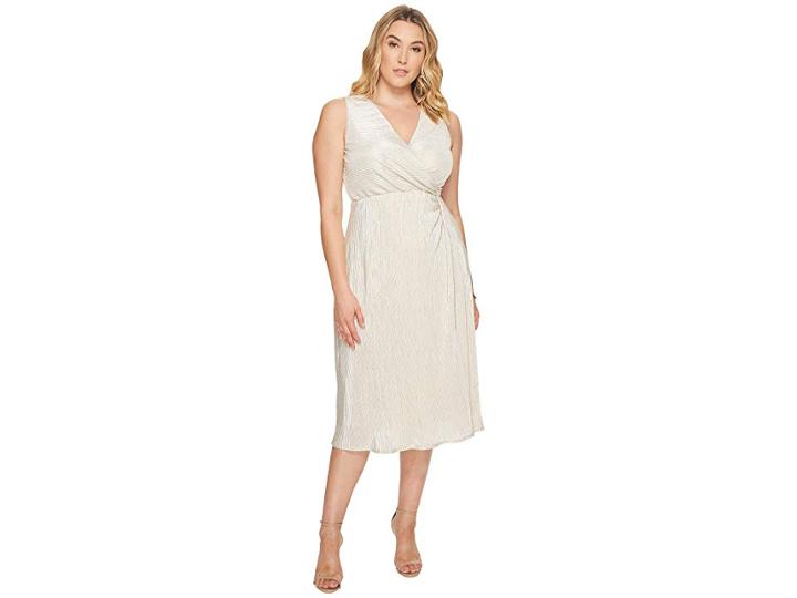 Kiyonna Spotlight Cinch Dress (moonbeam) Women's Dress