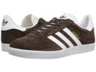 Adidas Originals Gazelle (brown/footwear White/gold Metallic) Men's Tennis Shoes
