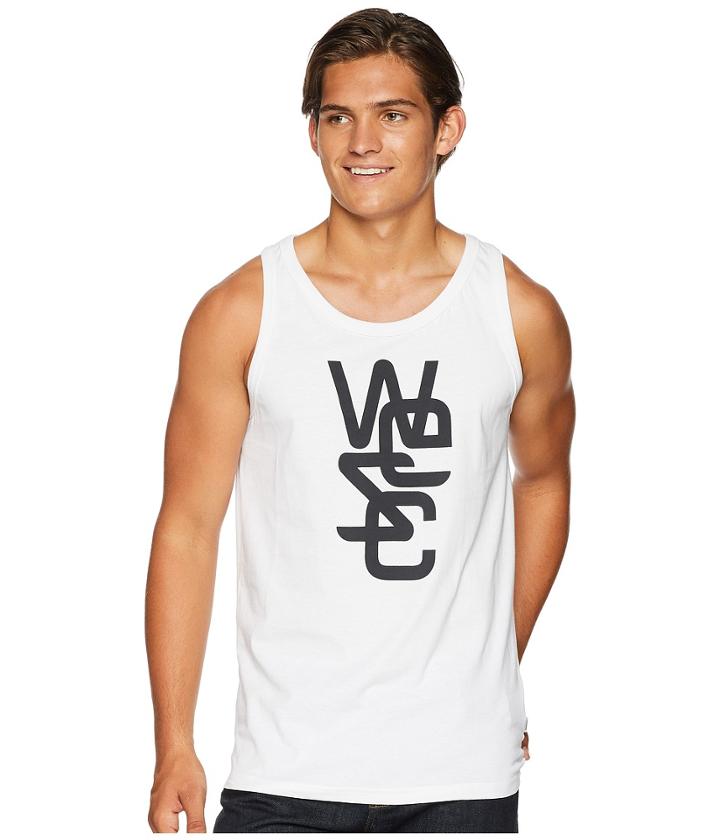Wesc Overlay Tank (white) Men's Sleeveless