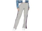 Splendid Campside Active Wide Leg W/ Racing Stripe (heather Grey) Women's Casual Pants
