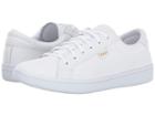 Keds Kids Ace (little Kid/big Kid) (white Leather) Girl's Shoes