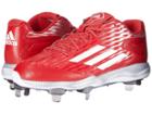 Adidas Poweralley 3 (power Red/white/grey Metallic) Men's Cleated Shoes