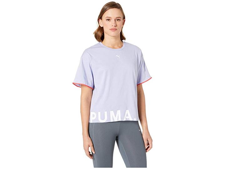 Puma Chase Cotton Tee (sweet Lavender) Women's T Shirt
