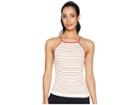 Free People Movement Striped New Dawn Tank Top (red Combo) Women's Sleeveless