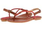 Frye Madison Braid Sling (burnt Red Veg Tan) Women's Sandals