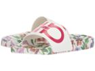 Salvatore Ferragamo Pvc Pool Slide (multi Floral Boutique/begonia) Women's Slide Shoes